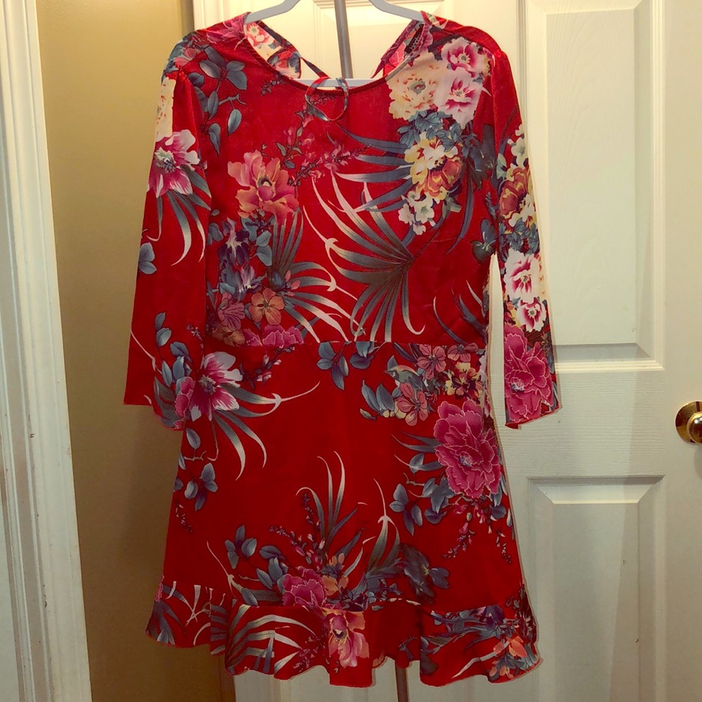 New Floral mini dress